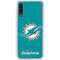 NFL Miami Dolphins Distressed- Aqua Galaxy A50 Clear Case